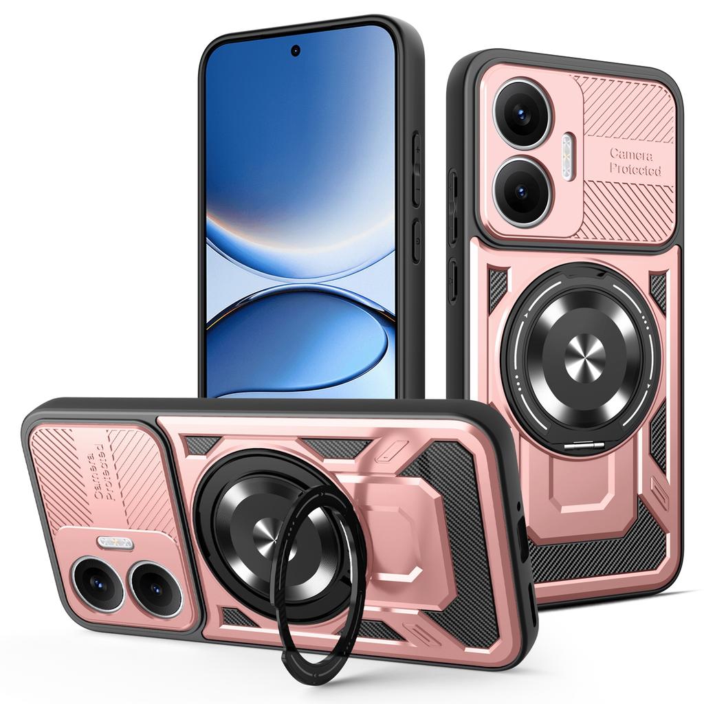 Для Xiaomi Redmi Turbo 4 Pro 5G Магнитный чехол Вращающаяся подставка ТПУ+ПК Чехол для телефона