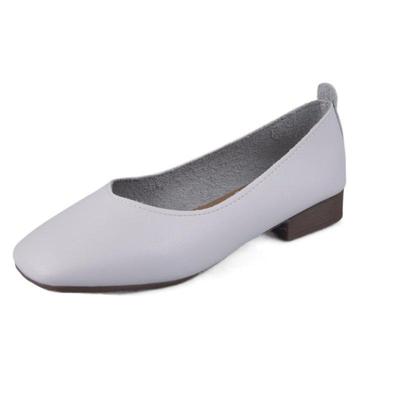 Женская повседневная обувь из мягкой искусственной кожи на плоской подошве