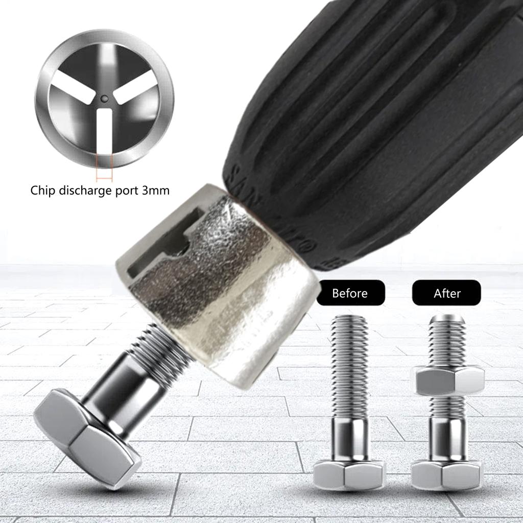Набор инструментов для снятия заусенцев по металлу с шестигранной ручкой, сверла для снятия заусенцев, противоскользящий инструмент для снятия фасок, инструмент для снятия заусенцев по смоле