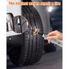 73 Pcs Rubber Nails Tire Repair Kit, Self-Service Quick Screw in Tire Plug Fix Kit for Car Motorcycle Truck with 2 Sizes