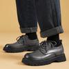 Ботинки Martin мужские низкие в британском стиле с большой головкой на платформе мужские туфли на платформе с мягкой лицевой частью из кожи