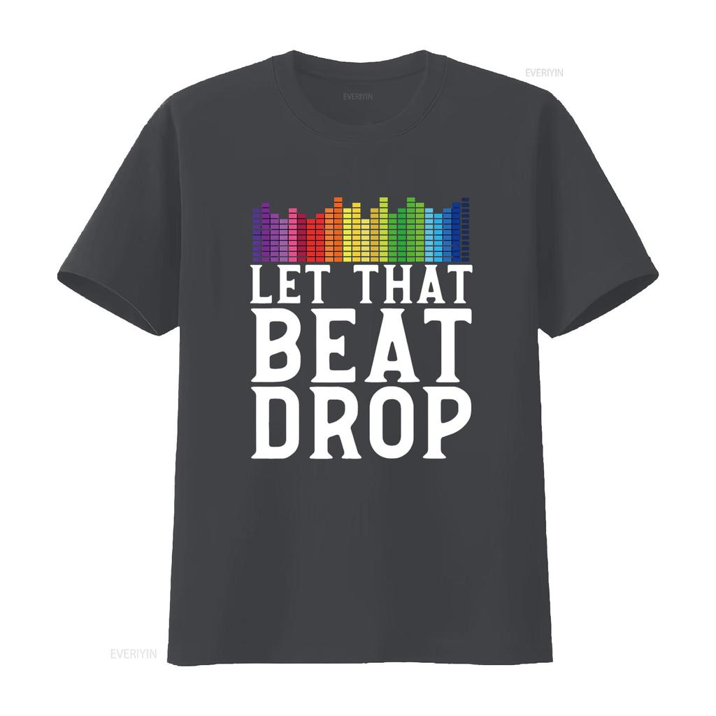 DJ Beat Drop Disc Jockey T Shirt  vintage Washed streetwear Soft homme Slightly designer clothes Top For Everyday Wear Stylish