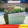 Hollen Очень большие прямоугольные горшки для посадки овощей и цветов для балкона или семейного использования