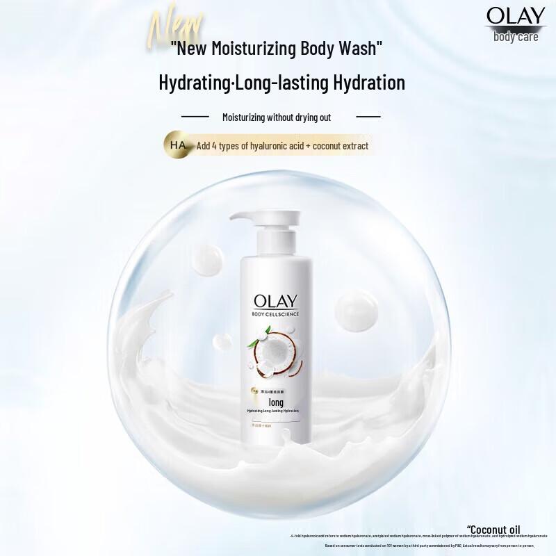 Olay Увлажняющий гель для душа с кокосовым молоком