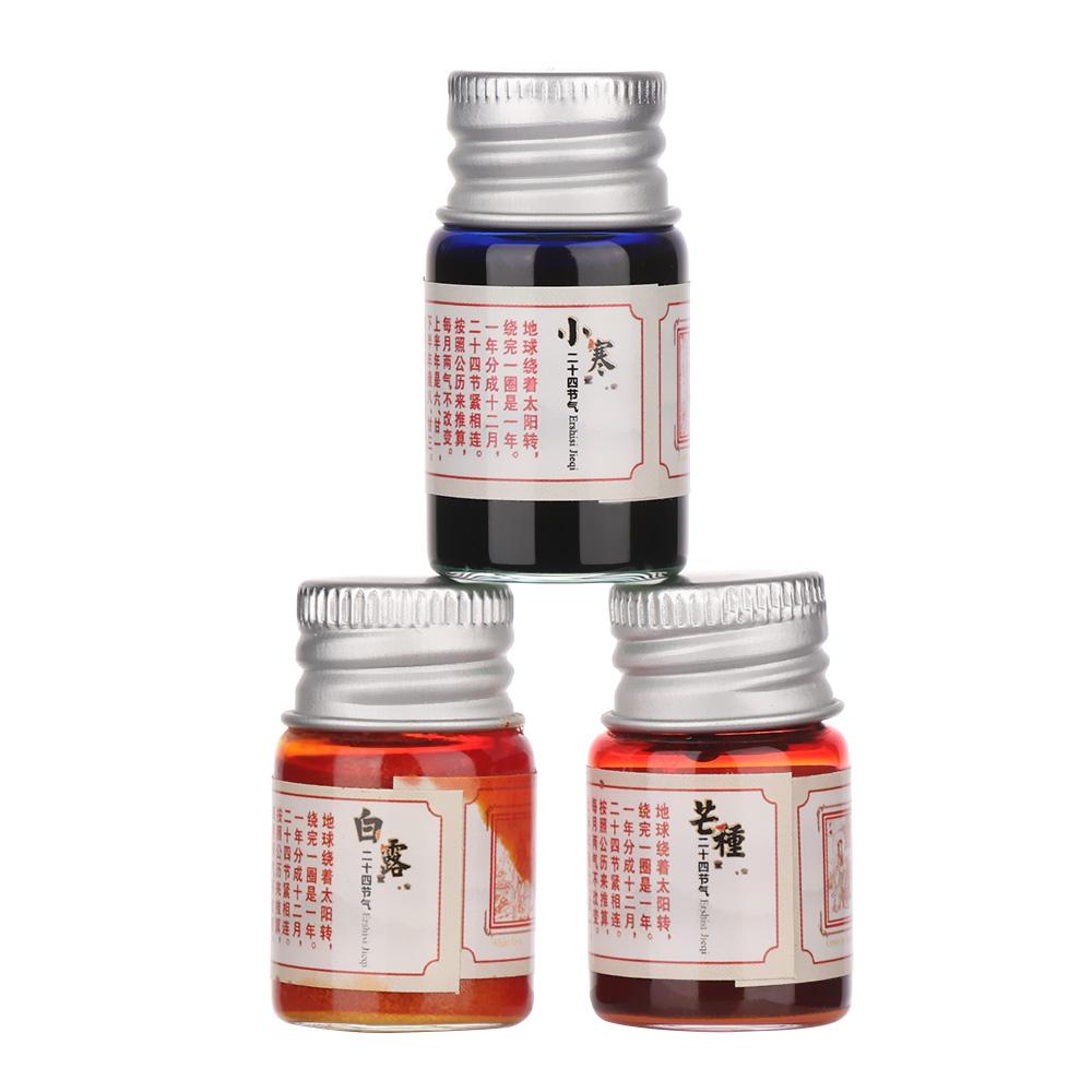 5 мл Перьевая ручка-макалка Не содержащая углерода Канцелярские товары Письменная ручка для подписи Рисование Цветные чернила Блеск