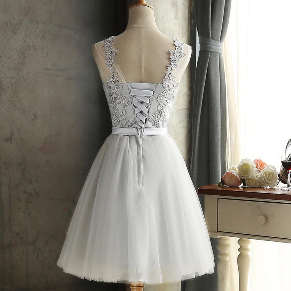 Женское официальное свадебное платье подружки невесты, вечернее бальное платье для выпускного вечера, коктейльное платье