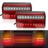 LED Tail Lamp, Brake, Gymny, Trailer, Turn Signal, Small, General Purpose, Outside, Left and Right Set