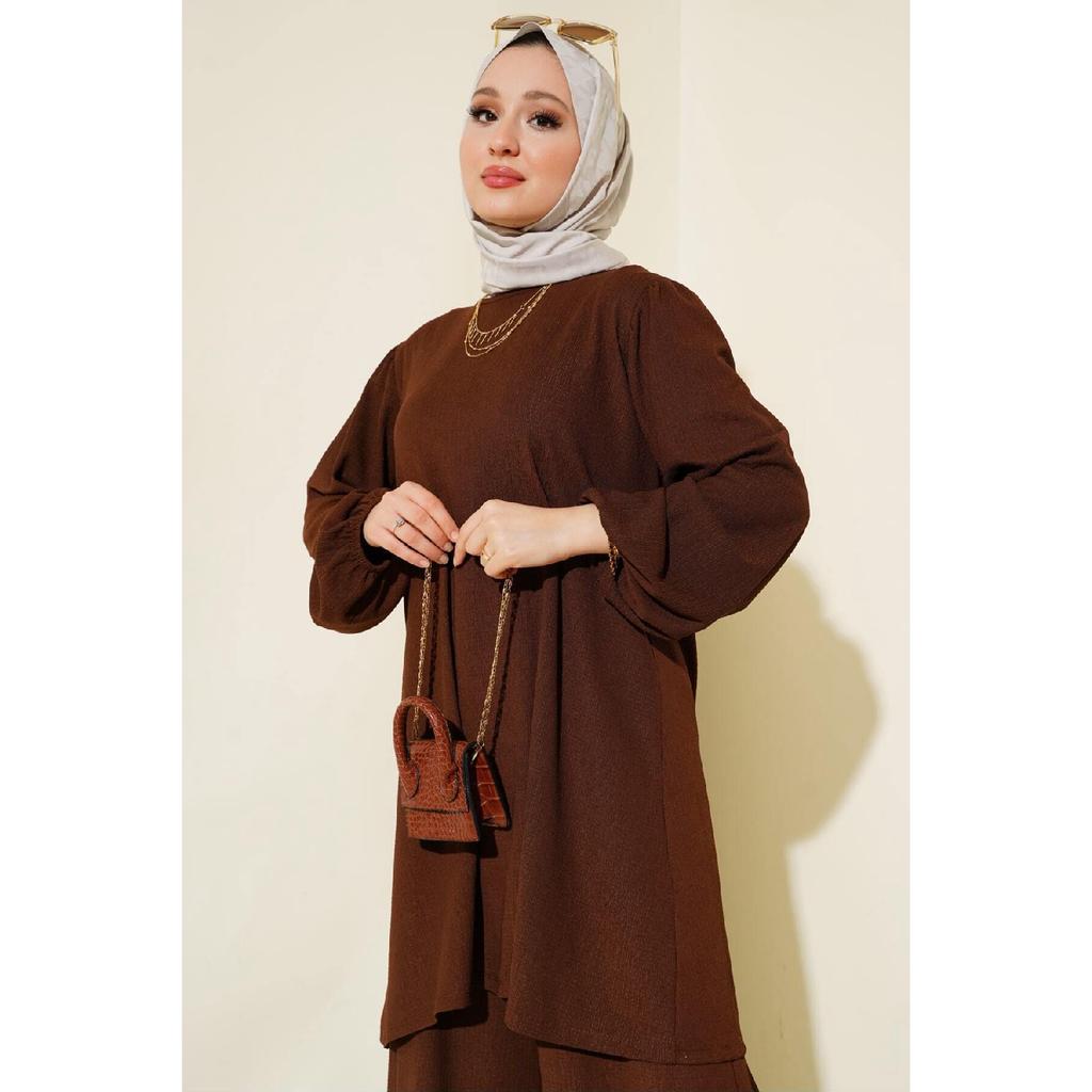 Женская черная туника, брюки, низ, верх, комплект 6663