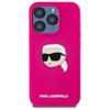 Karl Lagerfeld Klhmp15Xskhpplf Iphone 15 Pro Max 6.7 Fuksja/Fuschia Hardcase Silicone Karl Head Print Magsafe