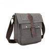 European American Retro Men's Messenger Bags Outdoor Leisure Sports Single Shoulder Bag Wear-resistant Canvas Rucksack Light Portable Male Sling Bag
