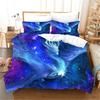 3D динозавры летят на древнем поле битвы комплект постельного белья из 3 предметов микрофибра полиэстер пододеяльник комплект и 2 шт наволочка