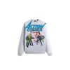 Kith X Superman Action Comics Nelson Crewneck Light Heather Grey Unisex Tops KHM033854-002