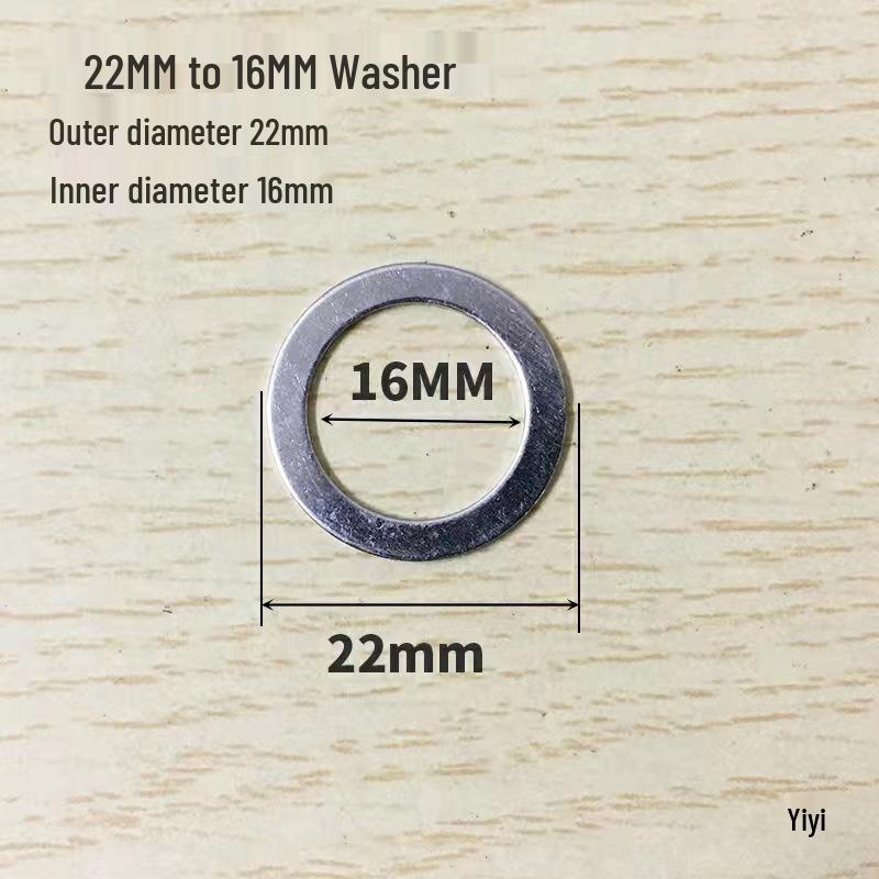 Набор адаптерных колец для диска угловой шлифмашины: Комплект прокладок и шайб для уменьшения диаметра