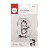 Ballon Lettre B, 40cm, 1pce. , argent