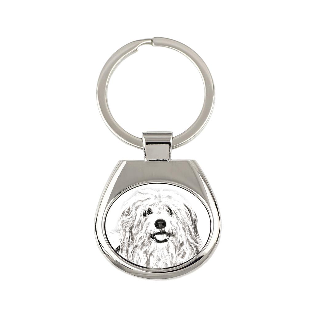 Coton De Tulear, Cotie - Keychain with a Dog, Keychain with a Print, Personalized Pendant from the Art-Dog Brand