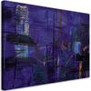 Canvas Print, Purple Abstraction Hand Painted