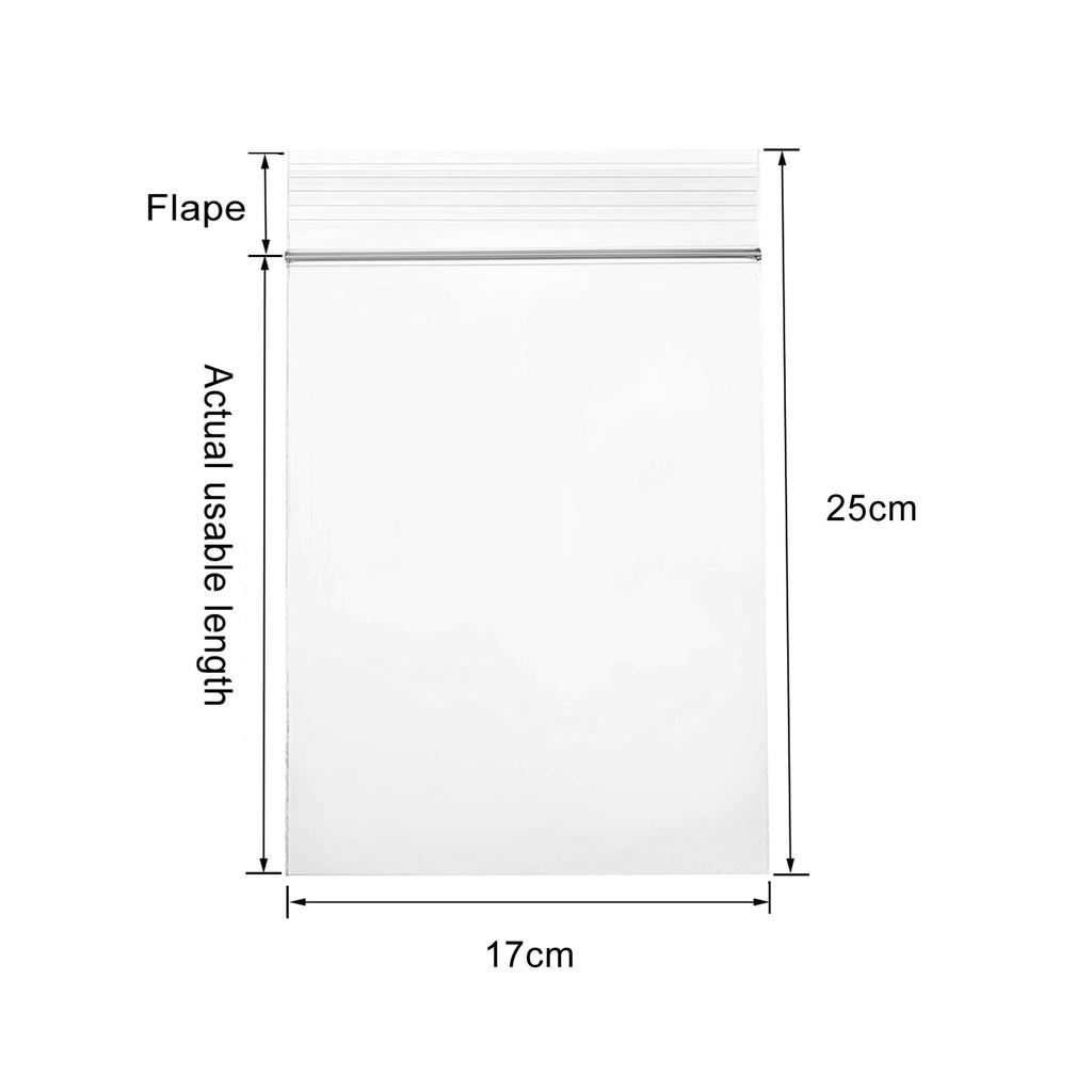 100Pcs Self Seal Clear Cellophane Bags Resealable Plastic Poly Bags Zip Poly Bags for Photos Cards Jewelry Documents Bakery Cookies Candies