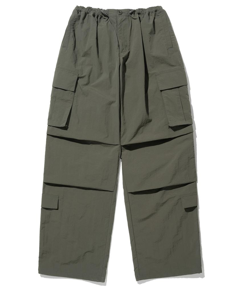 NOT4NERD W Parachute Nylon Cargo Pants - Khaki