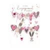 Simon Elvin On Your Engagement Anniversary Greetings Card (Pack of 6)