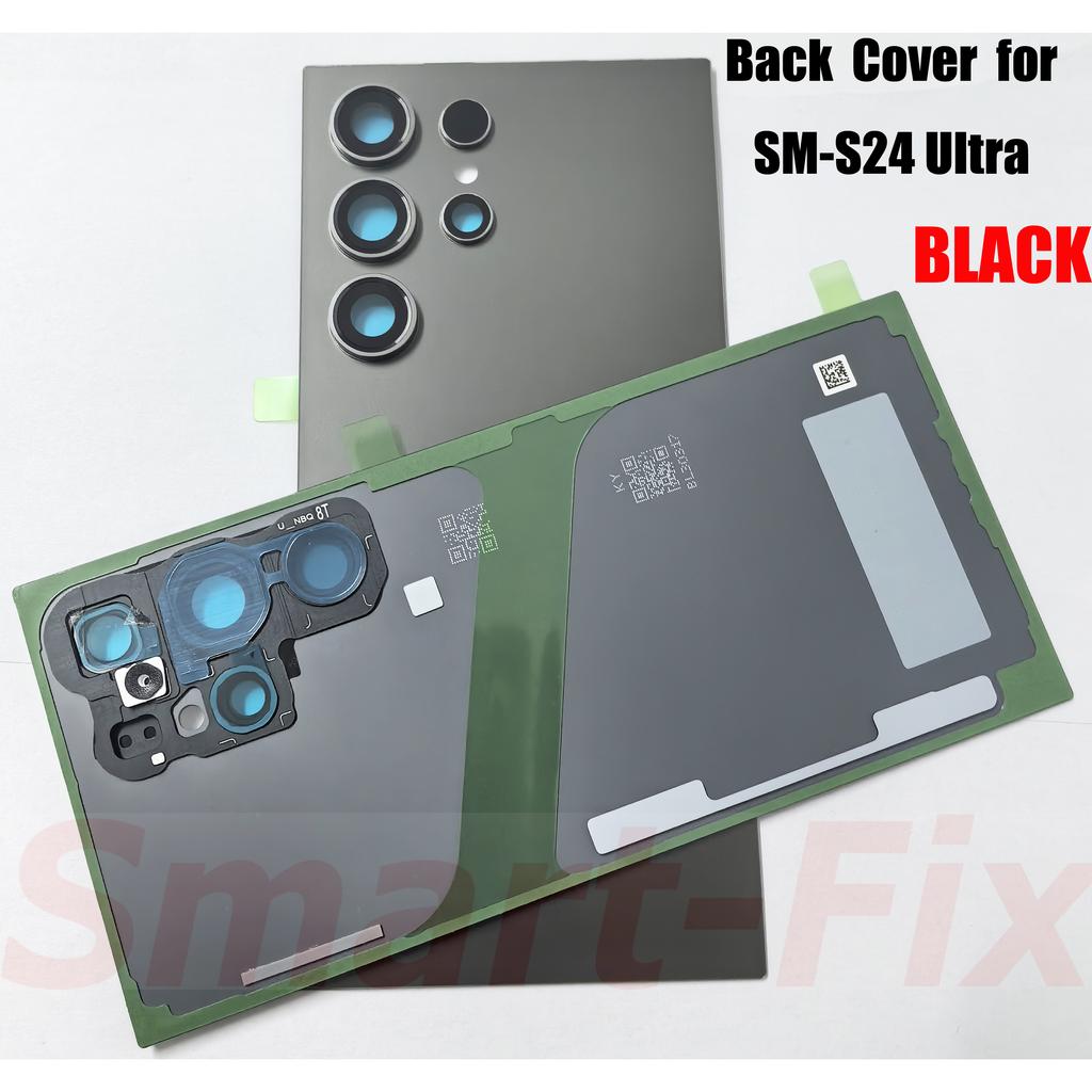 (новый)Задняя крышка аккумулятора OEM для SM-S24 Ultra 24ULTRA S24U 5G Стеклянная задняя крышка аккумулятора Задний корпус Задняя крышка