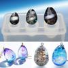 Qiaoqiao DIY High-Transparency 3D Easter Egg Epoxy Resin Pendant Mold