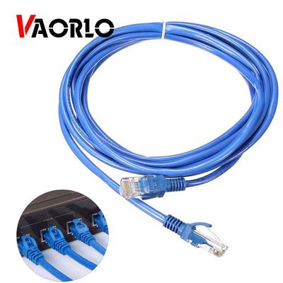 VAORLO RJ45 Интернет-разъем Ethernet-кабель Сетевой шнур LAN ПК 1 м 2 м 3 м 5 м 10 м 15 м 20 м