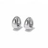 Cross-border New Personality Clip-on Earrings Buckle Cold Style Simple Fashion Daily All-match Electroplated Metal Jewelry Women
