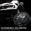 DC 5V-48V LED Digital Voltmeter Motorcycle LED Panel Digital Voltage Meter Battery Capacity Display Volt for Car Boat Marine