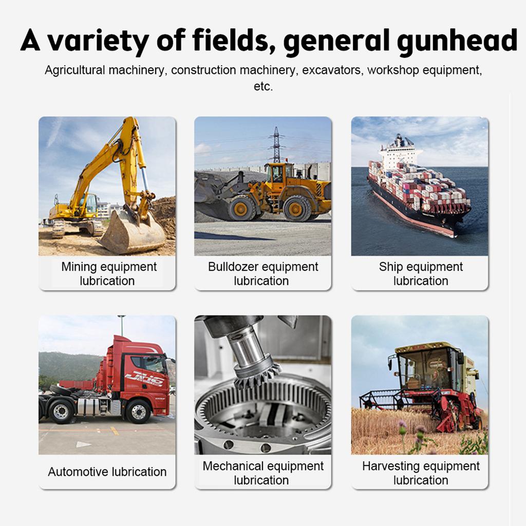 Прочная насадка для блокировки консистентной смазки для ручного пневматического электрического смазочного пистолета, быстроразъемная смазка NPTI/8 10000PSI