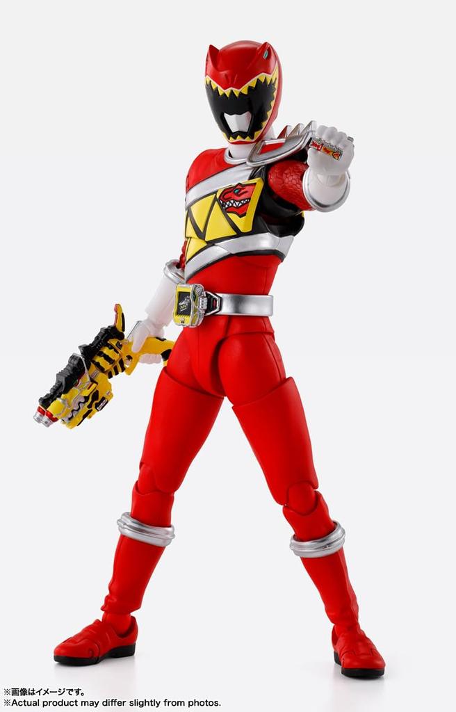 TAMASHII NATIONS Zyuden Sentai Kyoryuger Kyoryu красная 145 мм окрашенная подвижная фигурка SHFiguarts (Синкочо Сейхо) приблизительно. АБС и ПВХ