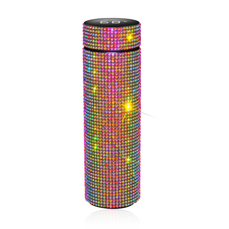 Автомобильный термос-кружка из нержавеющей стали с дисплеем температуры, термос, термостакан, изолированная бутылка для воды, автозапчасти