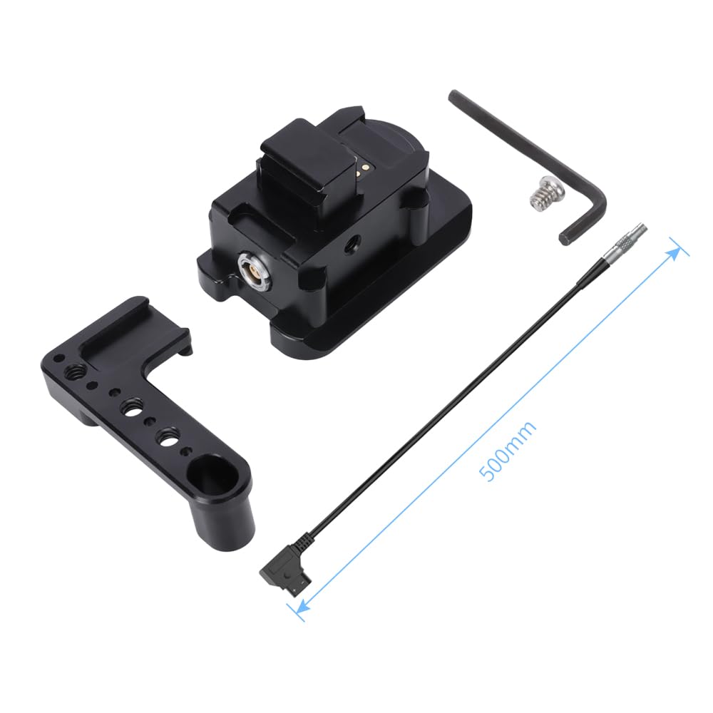 NICEYRIG ID 625 Пластина питания для стабилизатора DJI RS3 RS4 RS5, D-Tap 13V-17V, стандарт Manfrotto, алюминиевый сплав, внешняя база