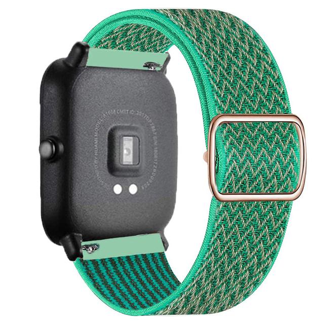 Ремешок 20 мм/22 мм для Amazfit GTS 4/2/2e/3/GTS2 Mini/GTR/4/3/Pro/GTR2/42 мм/stratos, нейлоновый эластичный браслет для часов Amazfit, двусторонний ремешок