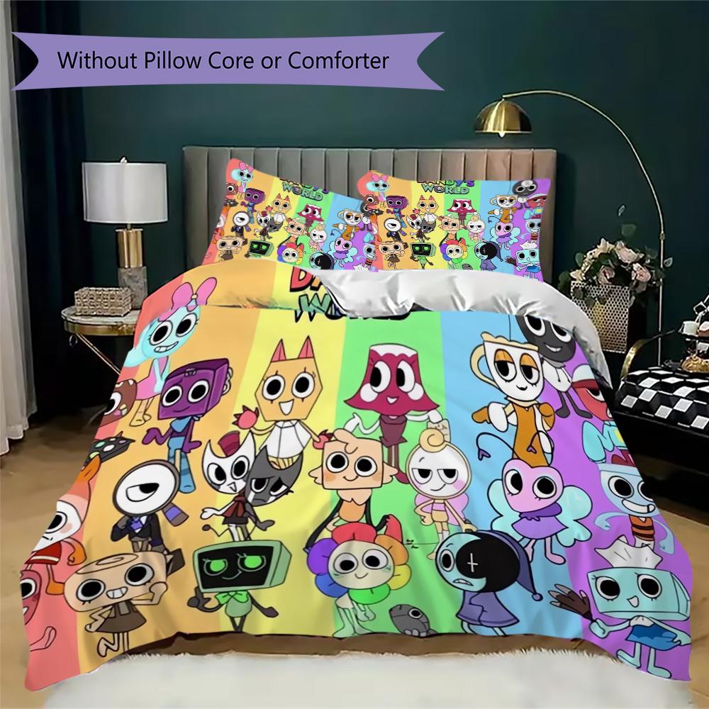 Weasel collection Pattern Bedding,Quilt Set Quilt Cover Pillowcase Home Birthday Gift (1*duvet cover+2*pillowcase,without core)ZSJT0917448