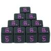 Черные игральные кости 10 шт. Набор из 6-гранных многогранных игральных костей для RPG D&D, аксессуары для настольной ролевой игры, игральные кости