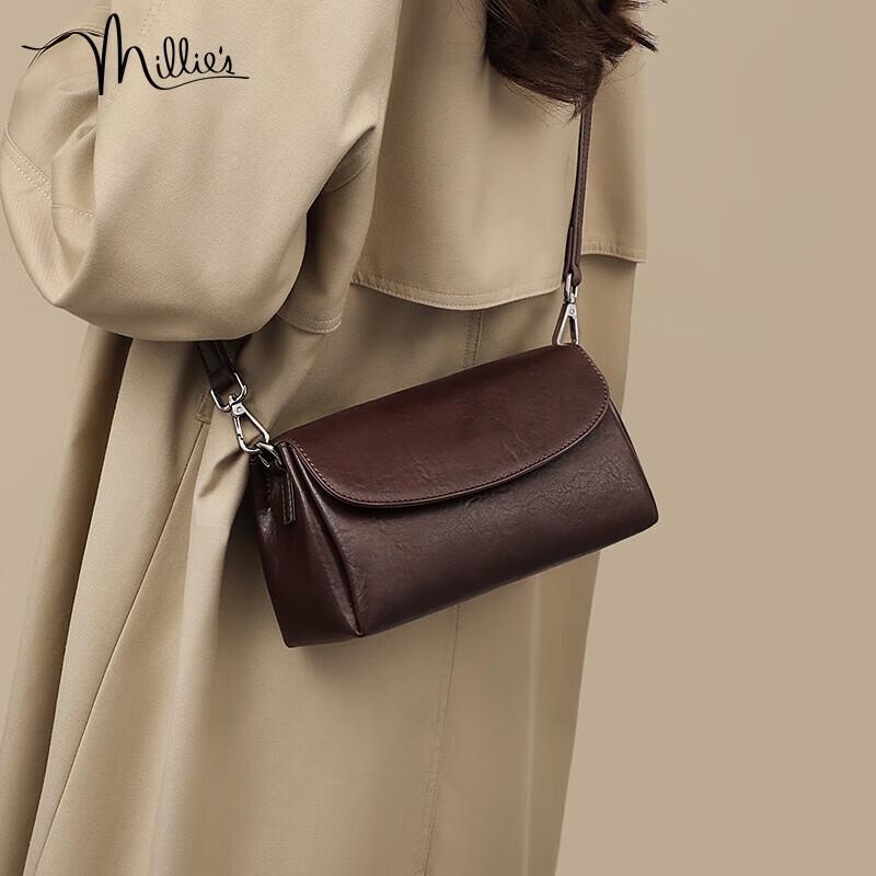 Millies Women's Leather Shoulder and Crossbody Bag, Fashionable Casual Bag
