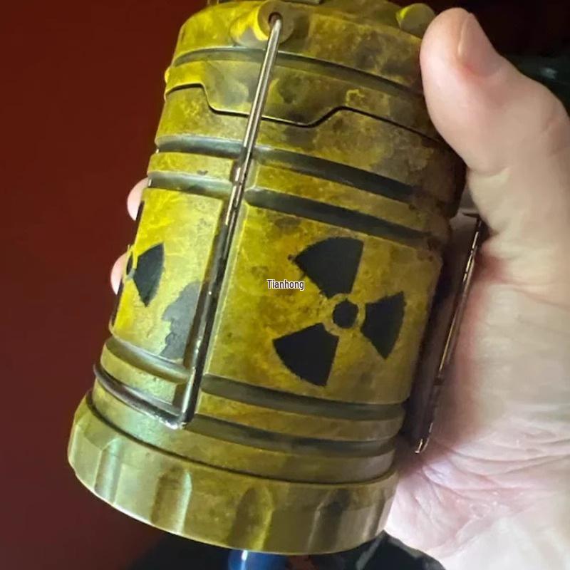 Rechargeable Mini Nuclear Reactor Lantern - Night Light Ornament for Home & Bedroom