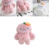 Adorable Plush Bunny Keychain With Soft Rabbit Doll Fluffy Backpack Charm 12cm
