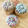 Magnetic Pumpkin Needle Cushion Wood Base Pin Cushion Cross-stitch Needle Pillow  Tailor