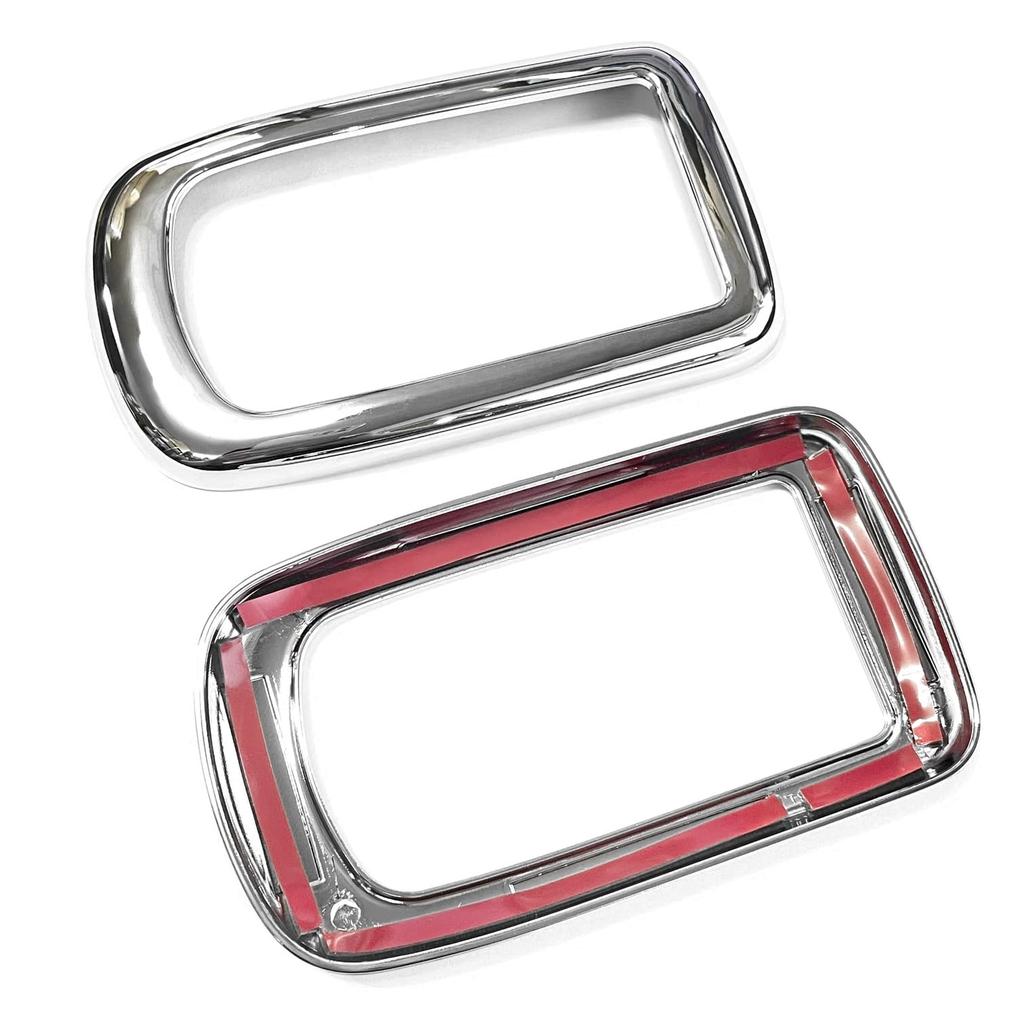 CGP Interior Front Door Inner Handle Bezel Door Panel Chrome Handle Cover S500P/S510P for Early Model Hijet Truck and Hijet Jumbo (HN09-D4406A)