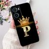 For Motorola Moto G05 Case Moto E15 Cover Fashion Initial Letters Black Silicone Soft Cover For MotoG05 G 05 MotoE15 E 15 Bumper