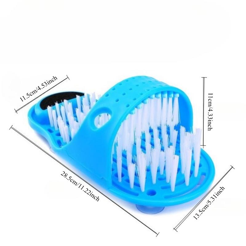 1PCS Shower Foot Scrubber Massager Cleaner Spa Exfoliating Washer Wash Foot Repair Slippers Bathroom Foot Brushes Remove Dead Skin