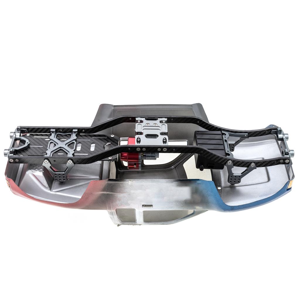 Металлическая рама шасси Замена деталей корпуса шасси с дистанционным управлением для осевого SCX10 1:10 Пульт дистанционного управления