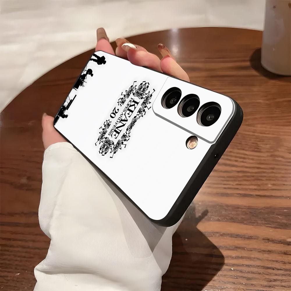 Music K-KEANE Phone Case For Samsung S26 S25 S24 FE S23 S22 S21 Plus S20 Ultra Note20Ultra Black Soft Shell