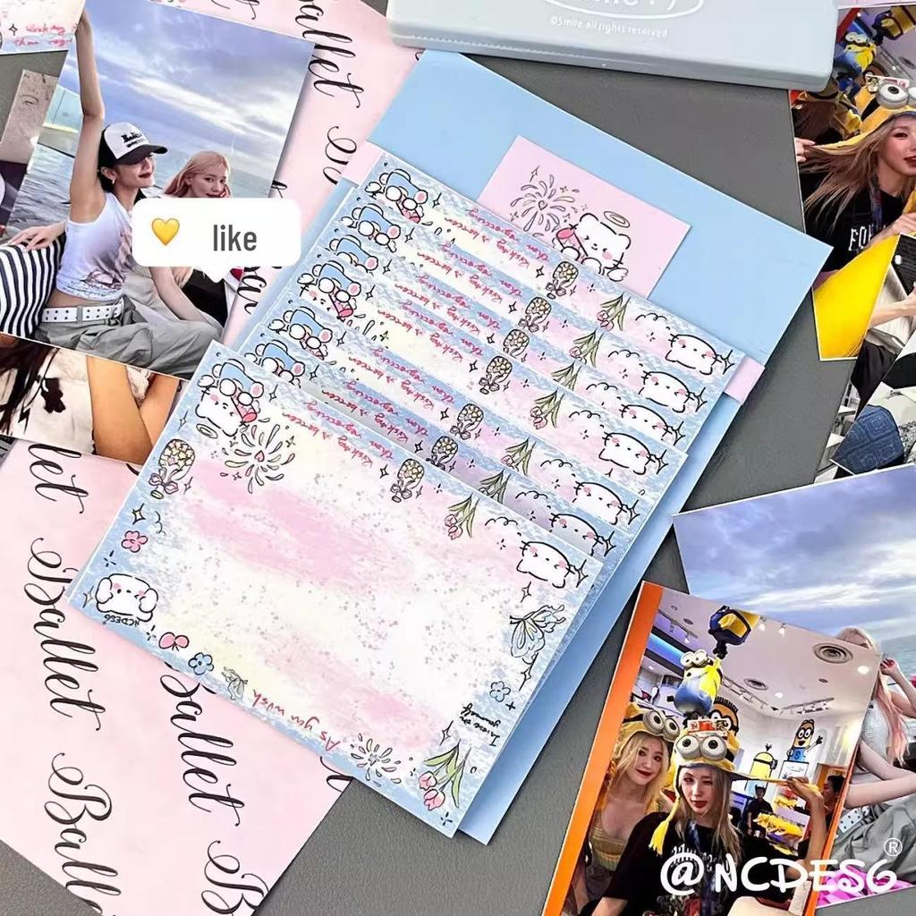 Набор из 5 [Новичок 0.01] Фейерверки Котенок День святого Валентина Наборы для DIY поздравительных открыток