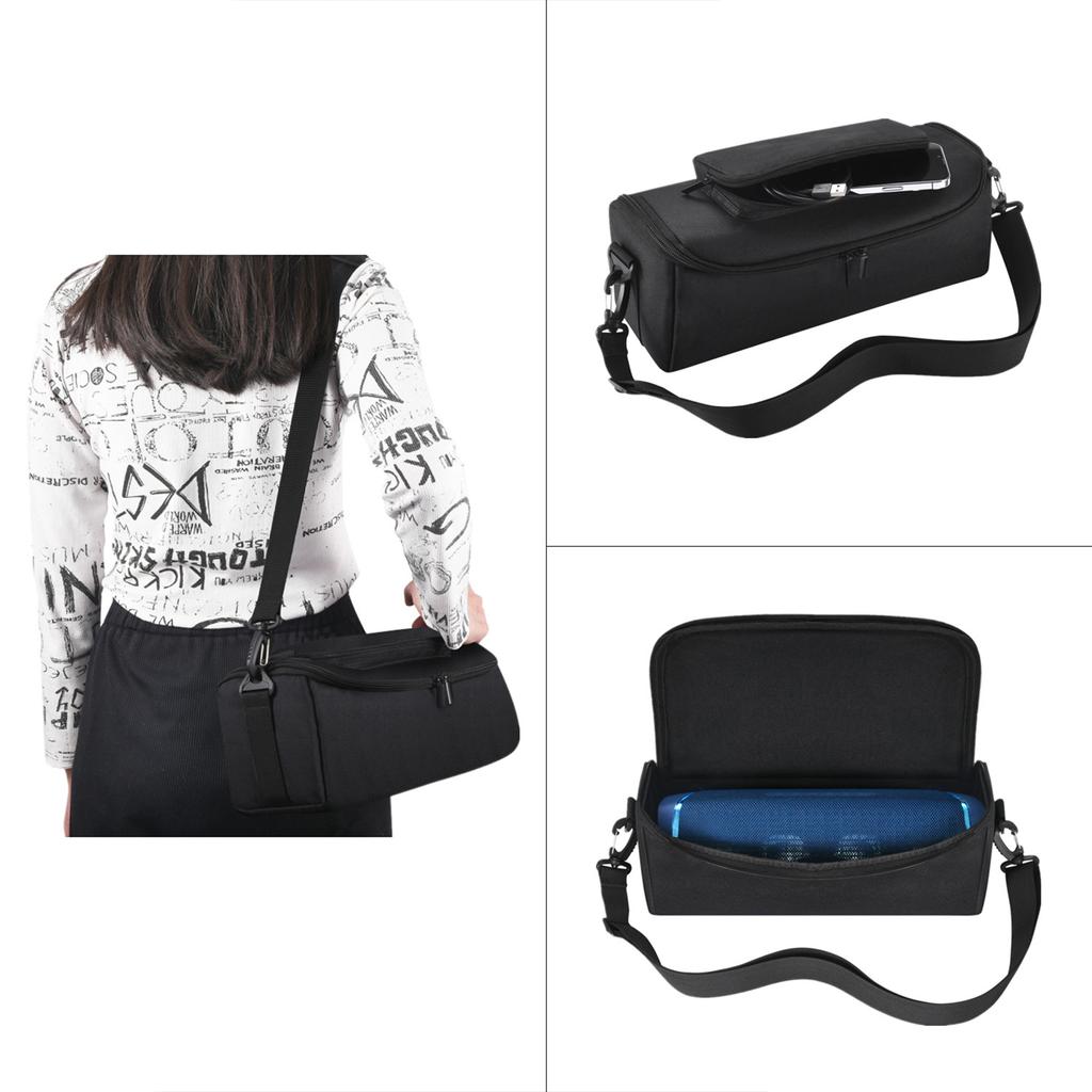 Speaker Handbag Anti-Scratch Bag Traveling Case for SRS-XB43 Wireless Loudspeaker Dirt-resistant Holder Cover Nylon Bag