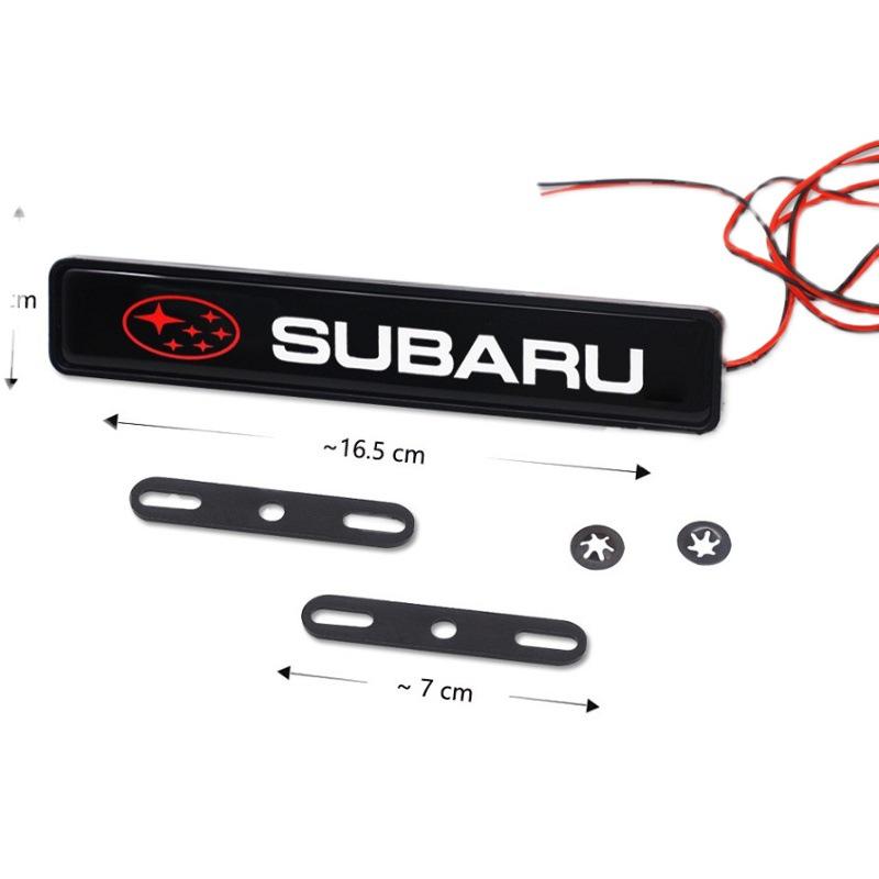 Совместимо с Subaru STI: Светодиодные фары, Огни решетки радиатора, Декоративные логотипы и Универсальные модификации.