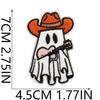 Halloween Cat Ghost Embroidery Cloth Sticker Holiday Decoration Flowers Witch Embroidery Chapter A Piao Bicycle Patch Sticker