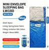 Custom Logo Ultralight Portable Mini Summer Envelope Nylon Down Cotton Machine Washable Outdoor Camping Sleeping Bag