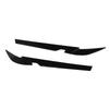 Pair of Front Headlight Eyebrow Glossy Black Left Right Headlamp Eyelid Cover Trim for 5 Series G30